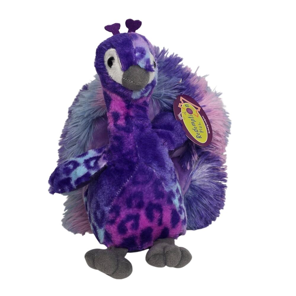 Redemption Peacock Plush Stuffie
Stuffed Toy Colorful Vibrant Elegant Bird